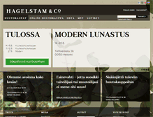 Tablet Screenshot of hagelstam.fi